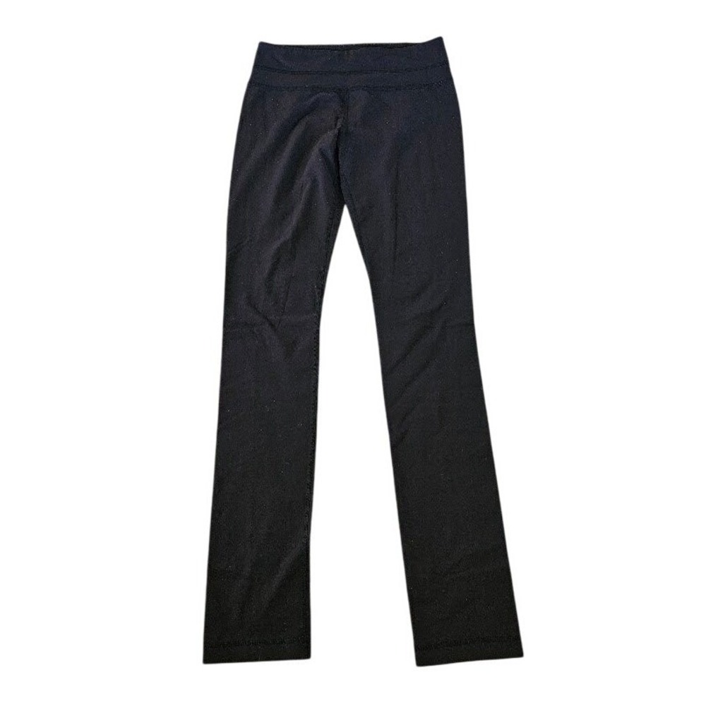 Lululemon Black Yoga Athletic Straight Leg Pants Size 6 Leggings